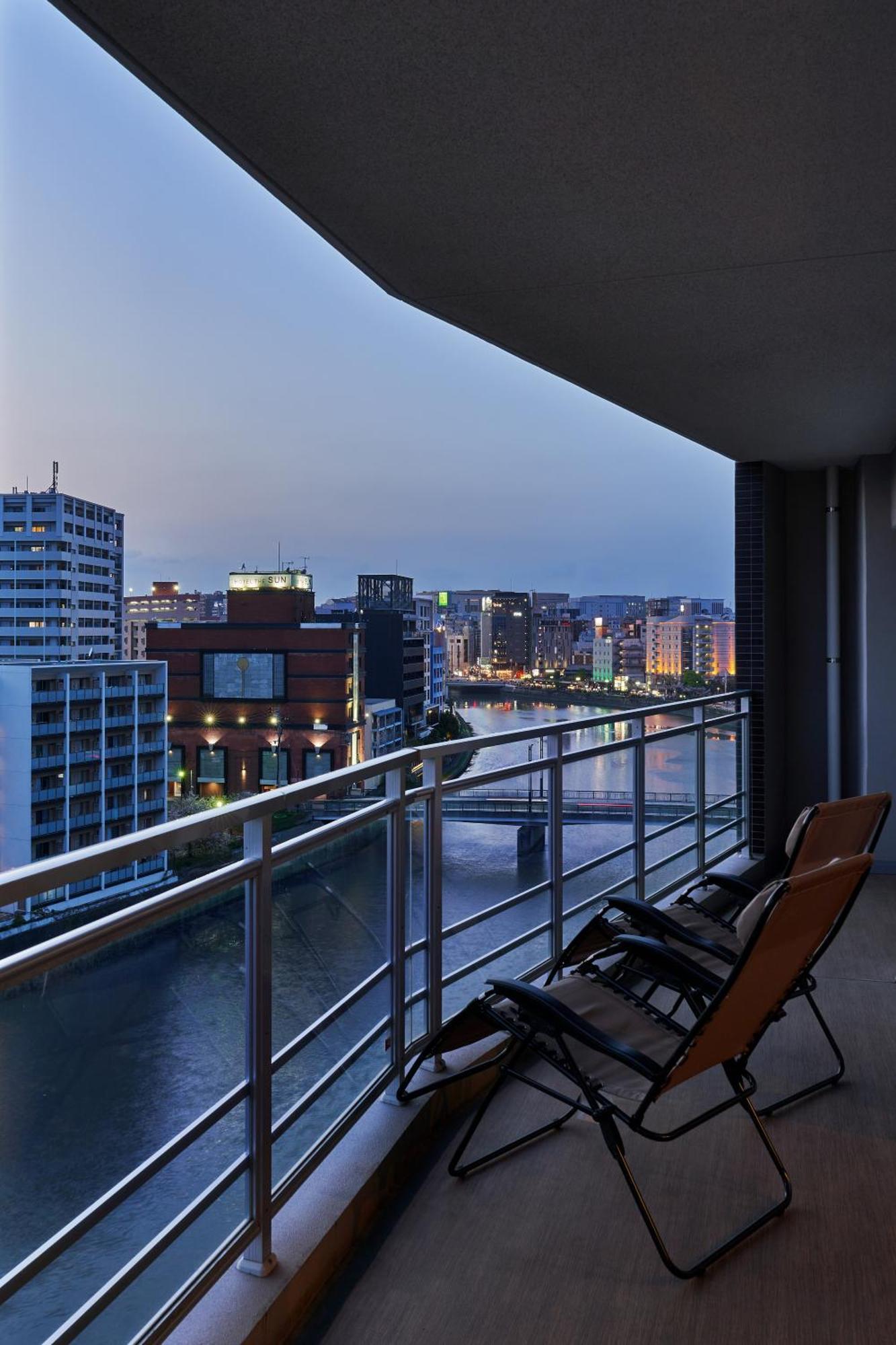 Alfacio Riverside Stay Hakata Fukuoka  Esterno foto